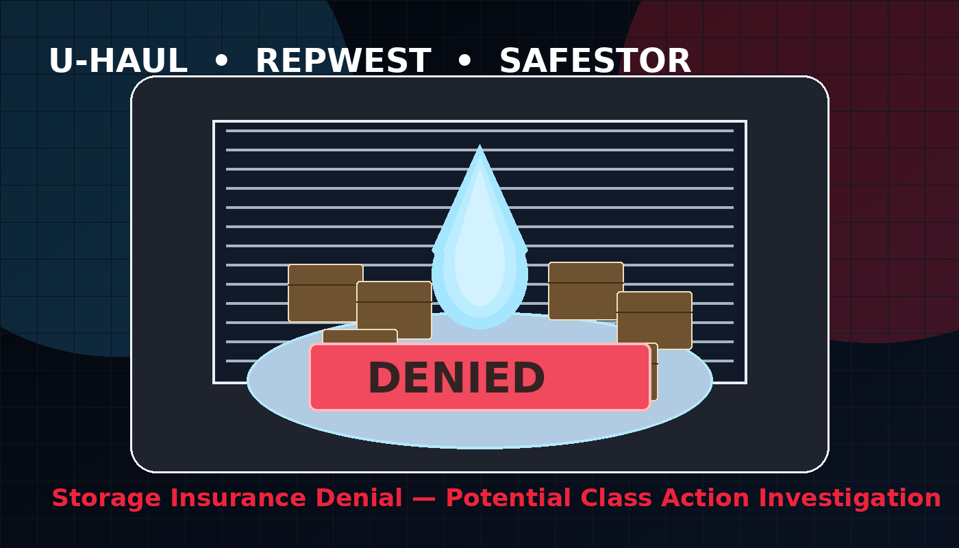 Storage unit denial investigation graphic